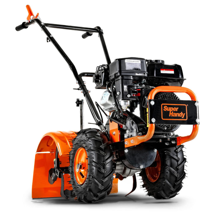 SuperHandy Tiller Cultivator – 7HP 209cc, Adjustable Depth & Width, Rear Tine for Garden Beds