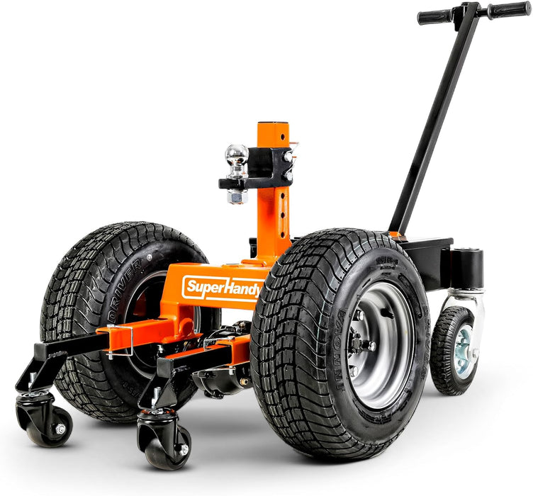 SuperHandy Electric Trailer Dolly – 3400 kg Capacity, 24V 800W Motor, 2" Ball Hitch, Thumb Throttle, 6-Wheel Design