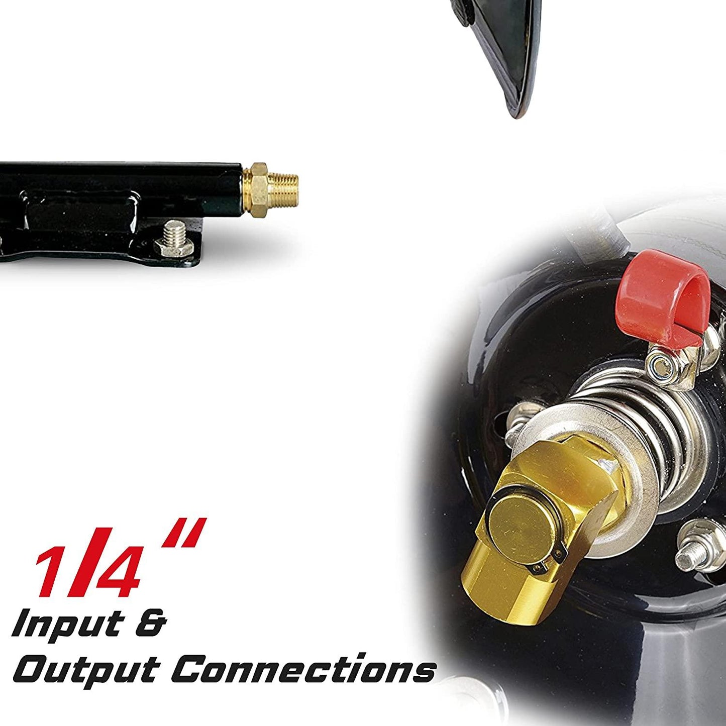 ReelWorks Mountable Manual Hose Reel Crank - Fits up to 100' Ft of 3/8" Air Hose, Max 300 PSI - DIY Tools by GreatCircleUS