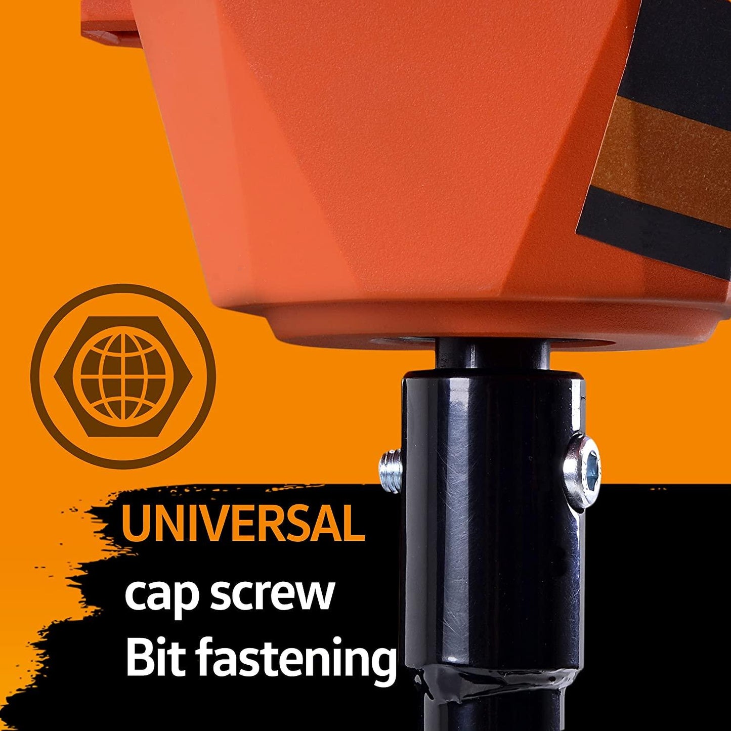 SuperHandy Electric Earth Auger and Drill Bit - 48V 2Ah Battery System, 6" x 30" Drill Bit, 3/4" Shaft - DIY Tools by GreatCircleUS