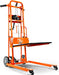SuperHandy Material Lift Winch Stacker, Pallet Truck Dolly, Lift Table, Fork Lift, 330 Lbs 40" Max Lift w/ 8" Wheels, Swivel Casters [Patent Pending]