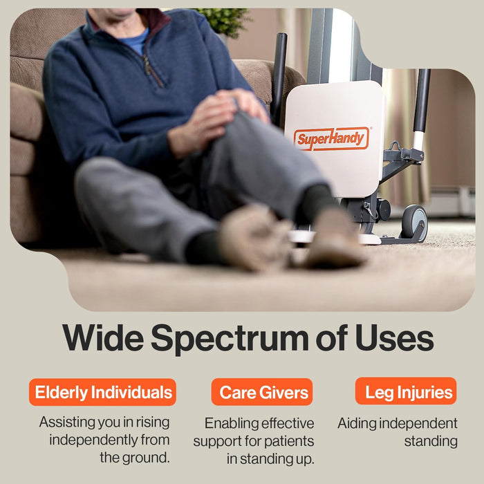 SuperHandy Electric Floor Lift – 227 kg Capacity, Adjustable, Portable, for Personal Transfer