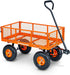 Superhandy Utility Wagon, Garden Cart, Lawn & Garden All Terrain, w/Heavy Duty Removable Side Meshes, 400 lbs Capacity