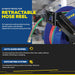 GOODYEAR Spring Driven Steel Retractable Hose Reel (1/4 in. x 50 ft. - Welding Reel)