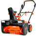 SuperHandy Electric Snow Blower – 120V Corded, 23 in. Clearing Width, 12 in. Depth, 3300 RPM Motor, 25 ft. Throwing Distance, Lightweight Walk-Behind Design for Snow Removal