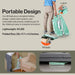 SuperHandy Portable Floor Lift & Bath Lift - Lightweight & Foldable, 330 LBS Weight Capacity, Waterproof Design, Ergonomic Seat with Removable Side Panels, Item Weight 19 LBS [Patent Pending]
