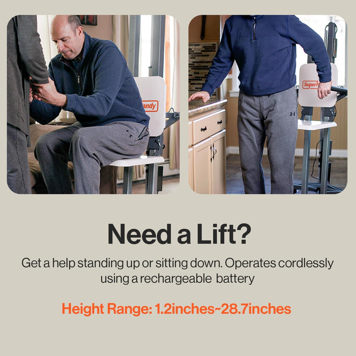 SuperHandy Electric Floor Lift – 227 kg Capacity, Adjustable, Portable, for Personal Transfer