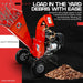 Great Circle USA Mini Wood Chipper Shredder Mulcher Ultra Duty 7 HP Gas Powered 3" Inch Max Wood Capacity EPA/CARB Certified Aids in Fire Prevention and Building Firebreaks