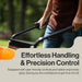SuperHandy Electric Wheelbarrow – 48V 2Ah Li-Ion Battery, 330 lbs (150 kg) Capacity, 3 Cu.Ft. Steel Powder Coated Tub, Material & Debris Hauler Utility Cart