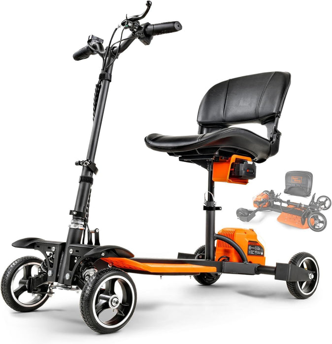 SuperHandy Folding Mobility Scooter – 4-Wheel, 48V Li-ion, 150 kg Capacity