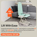 SuperHandy Portable Floor Lift & Bath Lift - Lightweight & Foldable, 330 LBS Weight Capacity, Waterproof Design, Ergonomic Seat with Removable Side Panels, Item Weight 19 LBS [Patent Pending]