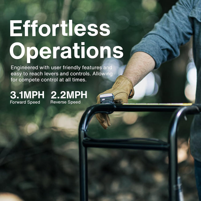 Landworks Utility Cart Hand Truck Power Wagon Super Duty Electric 48V DC 500W AGM Battery 500LBS & 1000LBS+ Load/Hauling Cap Wheelbarrow Barrel Dump w/All Purpose Modular Cargo Bed