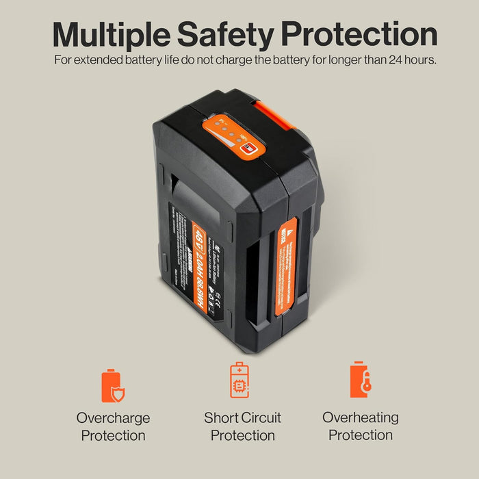 SuperHandy 48V 2Ah Lithium Battery – 88.8 Wh, Rechargeable, for Foggers, Wagons, Augers (Battery Only)