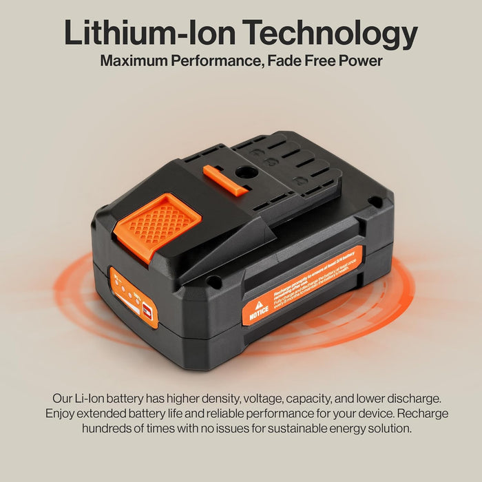 SuperHandy 48V 2Ah Lithium Battery – 88.8 Wh, Rechargeable, for Foggers, Wagons, Augers (Battery Only)