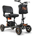 SuperHandy Mobility Scooter Explorer – 4 Wheels, 500W Brushless Motor, 48V-2Ah/4Ah Battery, 350LBS Capacity, 5mph Top Speed, Lightweight Aluminum 50lb Frame [Patent Pending]