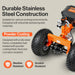 SuperHandy Electric Trailer Dolly 3600LBS Max Trailer Weight 600LB Max Tongue Weight DC 24V 800W 7Ah w/Heavy Duty Commercial 2" Ball Hitch Mount