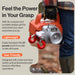 SuperHandy Electric Portable Capstan Winch, Brushless Motor, 1000-2000 lbs Max Pulling Force, Includes 100ft Low-Stretch Rope, Battery & Charger - Ideal for Forestry, Hunting, Off-Road