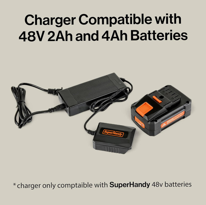 SuperHandy 48V 2Ah Battery & Charger – Compact Li-ion, 88.8 Wh, Mobility & Power Tool Compatible