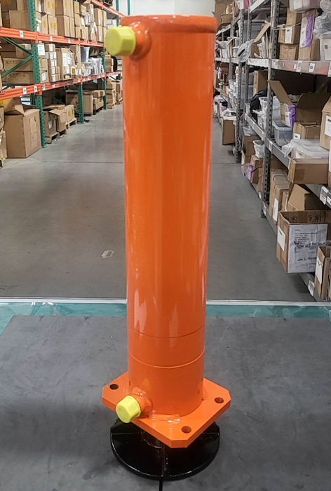 GUO079(GCAO023)-Hydraulic Cylinder(Orange)Including thrust plate and push rod