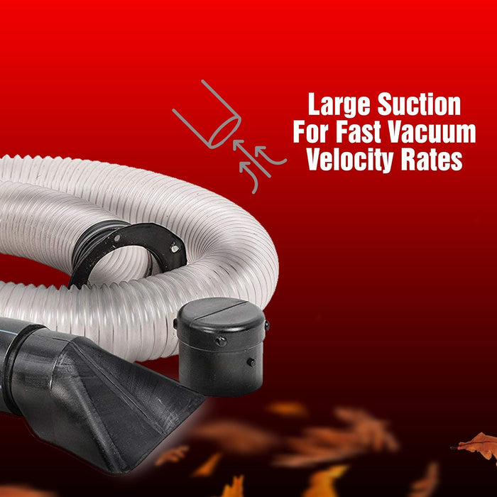 GreatCircleUSA Wood Chipper/Shredder Accessory – 6.5HP Vacuum Kit for Model LCE01