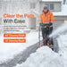 SuperHandy Electric Snow Blower – 120V Corded, 23 in. Clearing Width, 12 in. Depth, 3300 RPM Motor, 25 ft. Throwing Distance, Lightweight Walk-Behind Design for Snow Removal