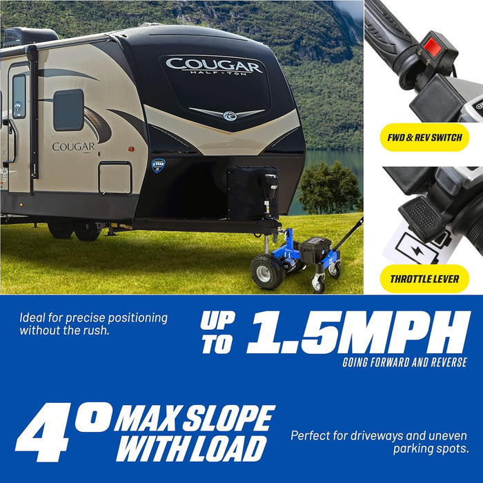 Goodyear Electric Trailer Dolly – 1630 kg Max Trailer Weight, 272 kg Tongue Load, 24V Motor, 2" Hitch