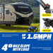 Goodyear Electric Trailer Dolly 3600LBS Max Trailer Weight 600LB Max Tongue Weight DC 24V 800W 7Ah w/Heavy Duty Commercial 2" Ball Hitch Mount
