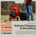 SuperHandy Wood Chipper Shredder Mulcher Ultra Heavy Duty 7HP 3 in 1 Multi-Function 3" Inch Max Capacity