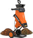 SuperHandy Wood Chipper Shredder Electric 1.5" (39mm) Max Wood Capacity 17:1 Reduction 15A 1800W 120VAC Dual Edge Blades for Fire Prevention & Firebreaks (Amazon Exclusive for USA)