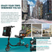 3 Wheel Folding Mobility Scooter Electric Powered Portable Ultra Lightweight Compact Collapsible Design Long Range Travel with Detachable 48V Battery at a Max Load of 275lbs