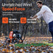 SuperHandy Walk Behind Leaf Blower – 7HP 209cc, 4-Stroke, Manual-Propelled, 150 MPH Wind Speed, 1270 CFM Airflow