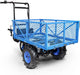 Landworks Utility Cart Hand Truck Power Wagon Super Duty Electric 48V DC 500W AGM Battery 500LBS & 1000LBS+ Load/Hauling Cap Wheelbarrow Barrel Dump w/All Purpose Modular Cargo Bed