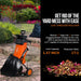 SuperHandy Wood Chipper Shredder Electric 1.5" (39mm) Max Wood Capacity 17:1 Reduction 15A 1800W 120VAC Dual Edge Blades for Fire Prevention & Firebreaks (Amazon Exclusive for USA)