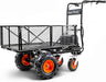 SuperHandy Utility Service Cart Power Wagon Wheelbarrow Electric 48V DC Powered 660Lbs Load and 1000Lbs+ Hauling Capacity Farm and Garden All Purpose Modular Cargo Bed