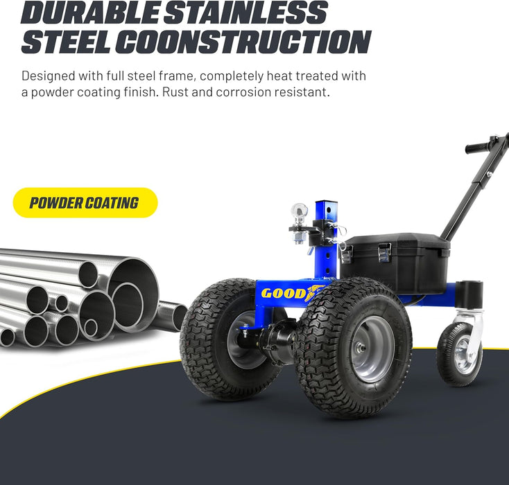 Goodyear Electric Trailer Dolly – 1630 kg Max Trailer Weight, 272 kg Tongue Load, 24V Motor, 2" Hitch