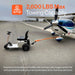SuperHandy Electric Tugger Cart, Industrial Tow Tractor Riding Scooter - 1 Seater, 2600 lbs Towing Cap, 350 lbs load cap, 48V 4Ah Li-Ion Battery - For Warehouse Material & Mobility Personnel Transport