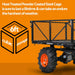 SuperHandy Utility Service Cart Power Wagon Wheelbarrow Electric 48V DC Li-Ion Powered 500Lbs Load and 1000Lbs+ Hauling Capacity Farm and Garden All Purpose Modular Cargo Bed
