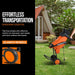 SuperHandy Wood Chipper Shredder Electric 1.5" (39mm) Max Wood Capacity 17:1 Reduction 15A 1800W 120VAC Dual Edge Blades for Fire Prevention & Firebreaks (Amazon Exclusive for USA)