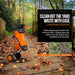 SuperHandy Wood Chipper Shredder Electric 1.5" (39mm) Max Wood Capacity 17:1 Reduction 15A 1800W 120VAC Dual Edge Blades for Fire Prevention & Firebreaks (Amazon Exclusive for USA)