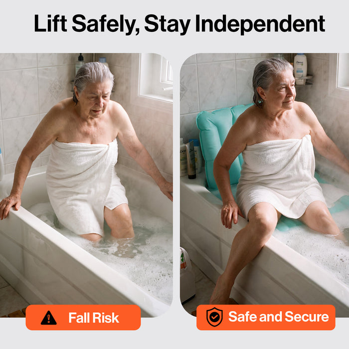 SuperHandy Portable Inflatable Bath Lift Cushion for Seniors and Disabled