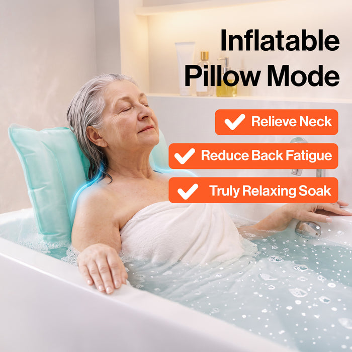 SuperHandy Portable Inflatable Bath Lift Cushion for Seniors and Disabled
