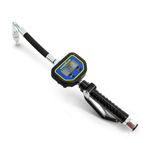 Goodyear Digital Oil Gun - 10GPM, 1/2" NPT Inlet, Flexible Nozzle & Locking Trigger