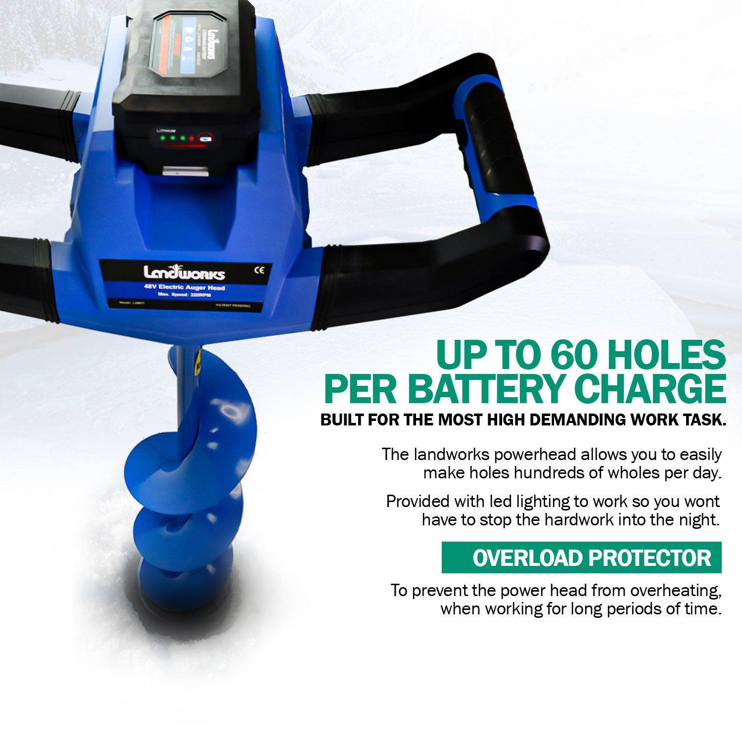 Landworks Electric Ice Auger - 8
