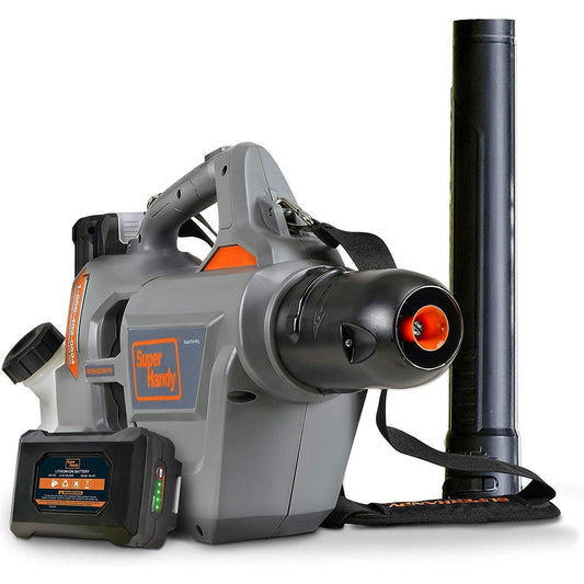 SuperHandy Electric 2-in-1 Leaf Blower & Disinfectant Fogger 48V 2Ah Cordless Battery System (Orange) - DIY Tools by GreatCircleUS