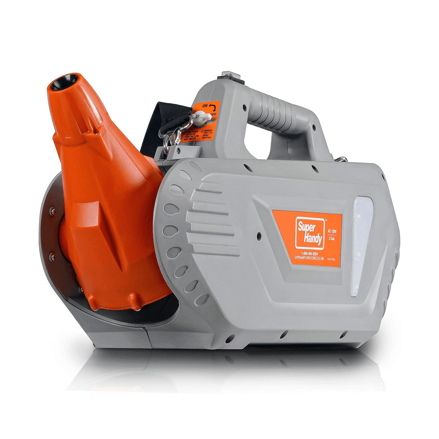 SuperHandy Electric Handheld Bug Sprayer & Disinfectant Fogger 120V Corded, 2Gal (Orange) - DIY Tools by GreatCircleUS