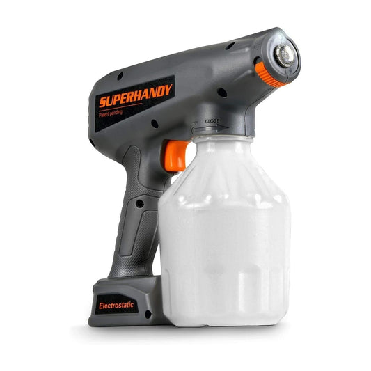 SuperHandy Electric Handheld ULV Electrostatic Sprayer - 12V 34Oz, For Cleaning, Garden, Hydroponics, Multipurpose (Orange) - DIY Tools by GreatCircleUS