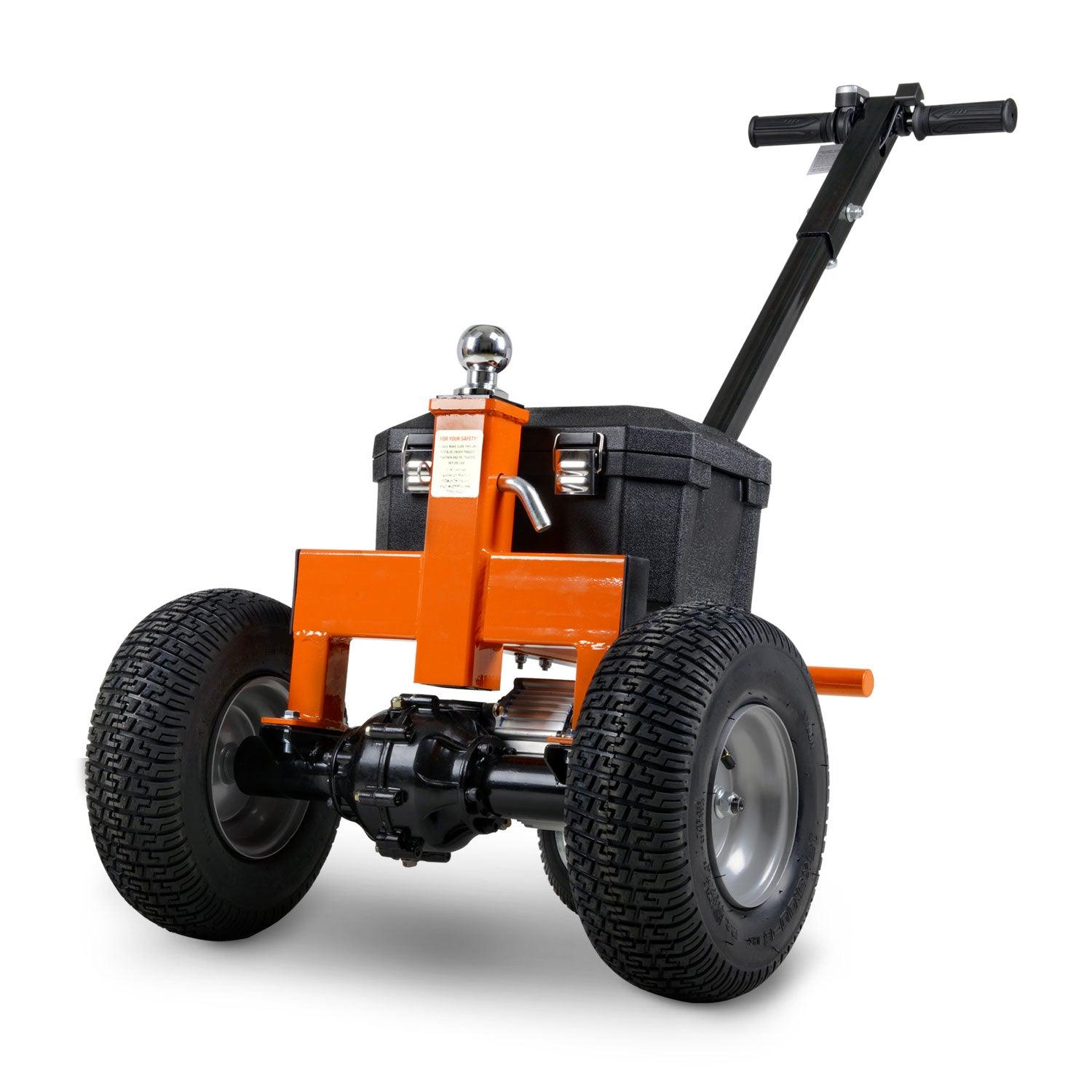 SuperHandy Electric Trailer Dolly - 2800 lbs. Towing Capacity, Self-Propelled, 24V 7Ah AGM Battery System - DIY Tools by GreatCircleUS