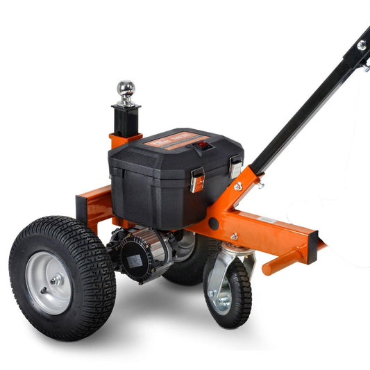 SuperHandy Electric Trailer Dolly - 2800 lbs. Towing Capacity, Self-Propelled, 24V 7Ah AGM Battery System - DIY Tools by GreatCircleUS