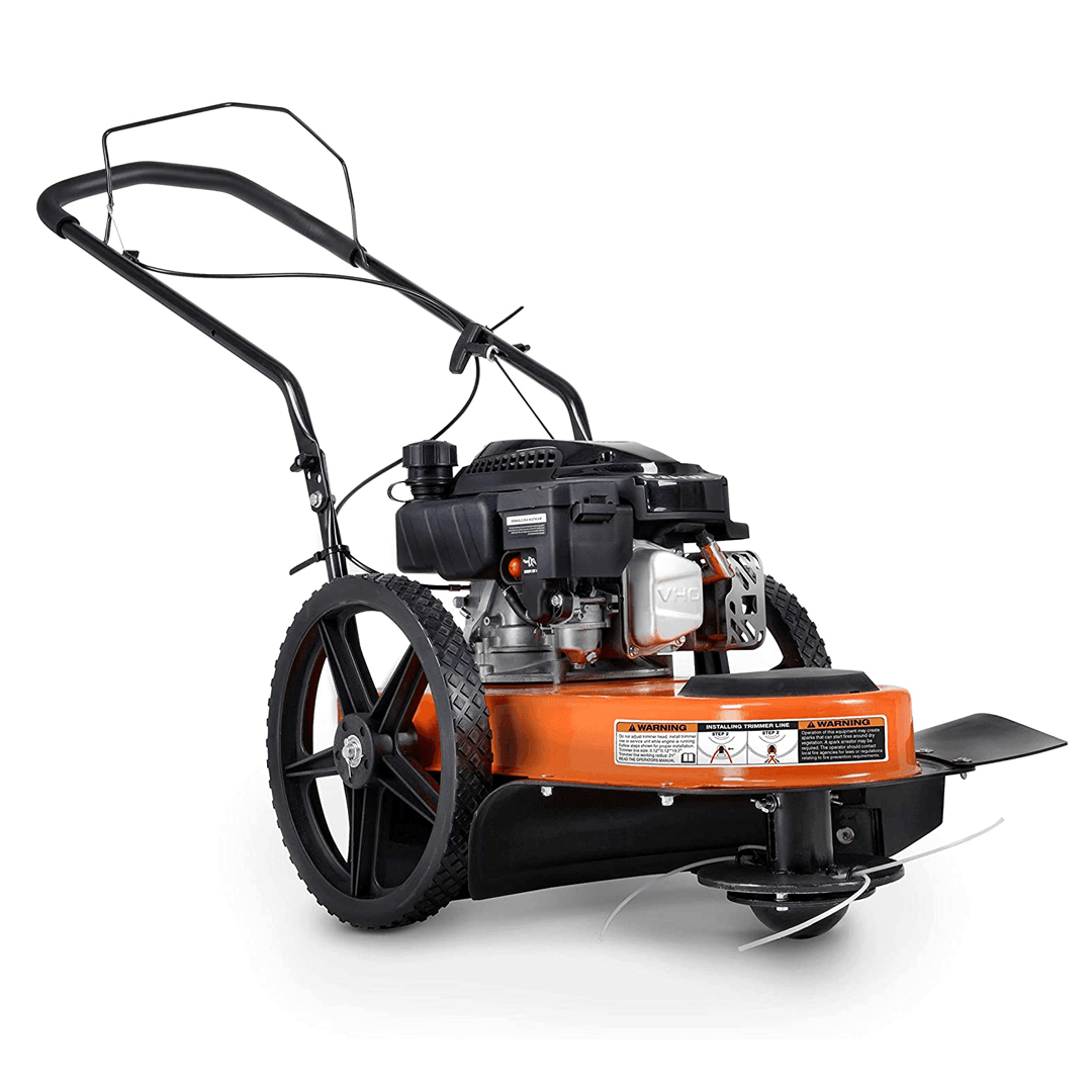 SuperHandy Walk-Behind String Trimmer & Weed Whacker - 7HP Gas Engine, 21" Cutting Diameter - DIY Tools by GreatCircleUS