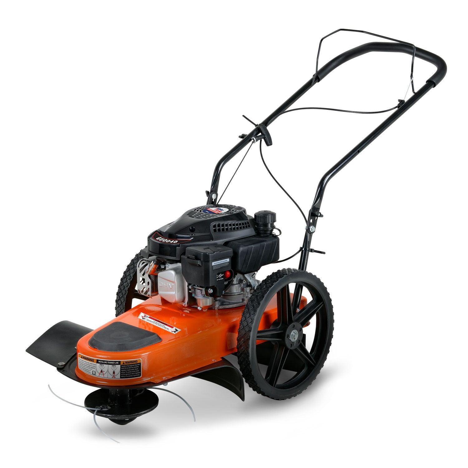 SuperHandy Walk-Behind String Trimmer & Weed Whacker - 7HP Gas Engine, 21" Cutting Diameter - DIY Tools by GreatCircleUS